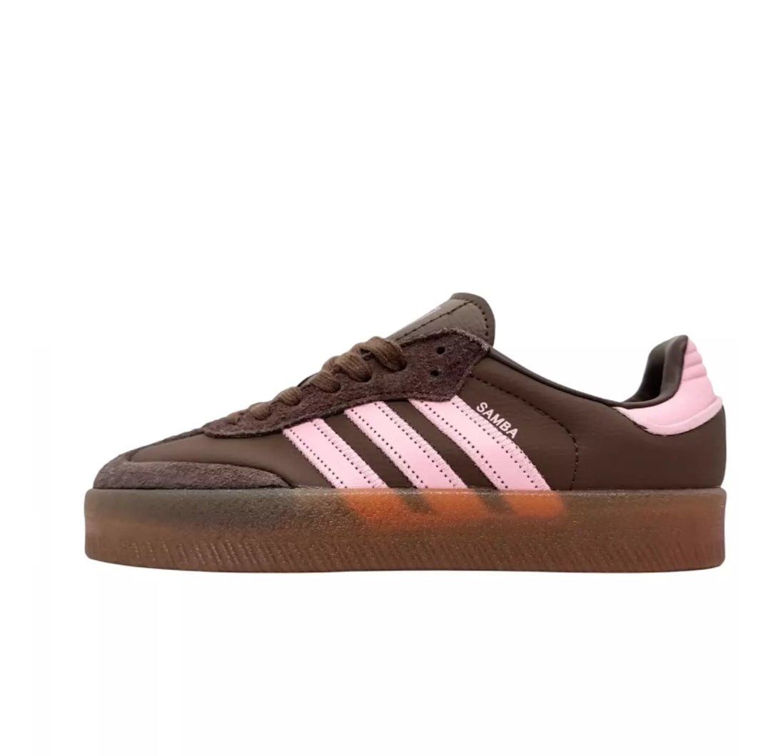 Adidas Samba platform Brown/Pink