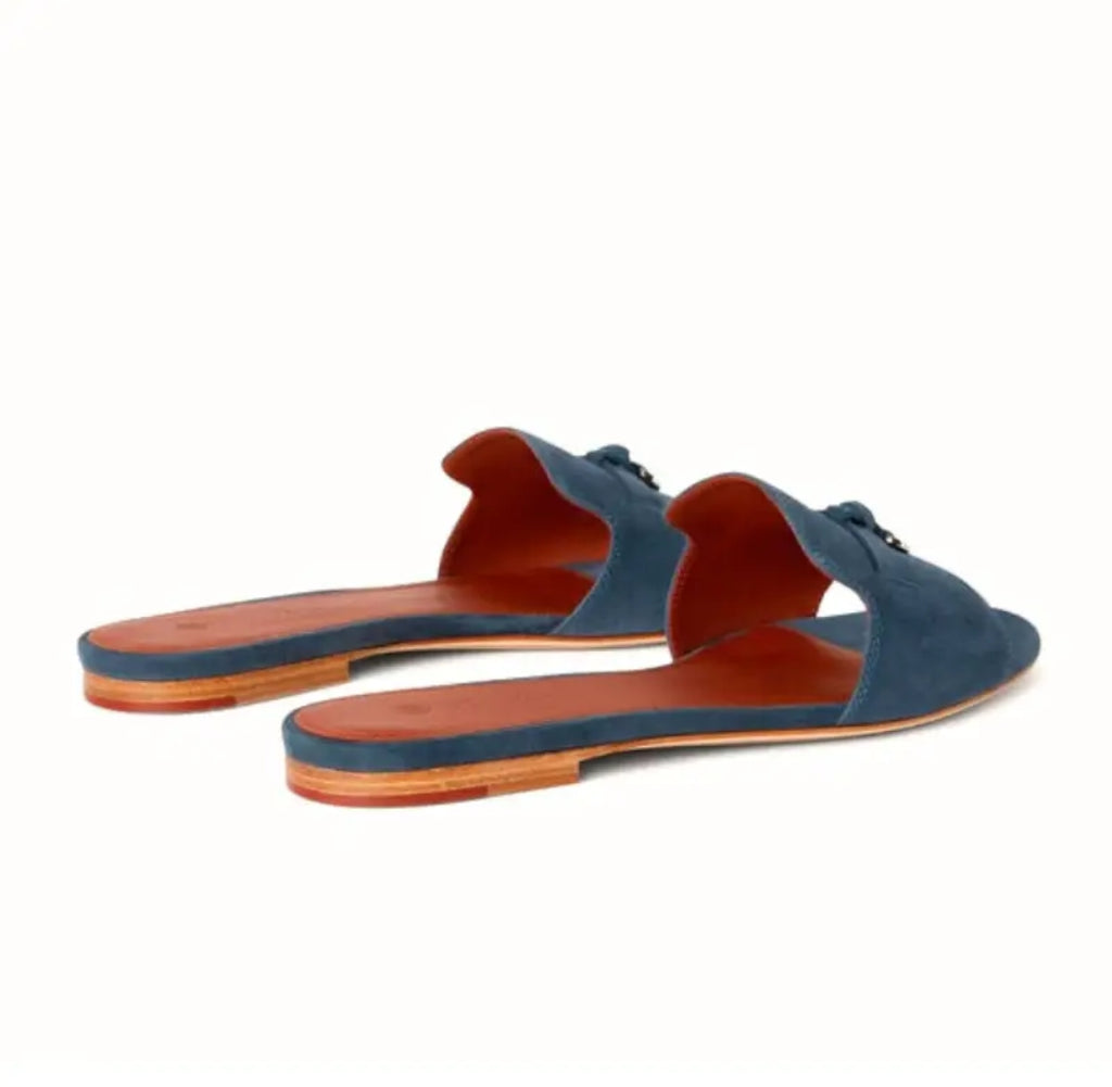 Loro piana Summer Charms Sandal Suede Goatskin