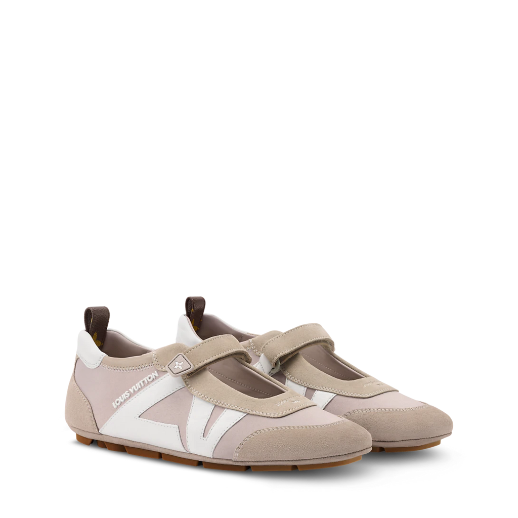 Louis Vuitton LV Sneakerina Mary Jane Beige