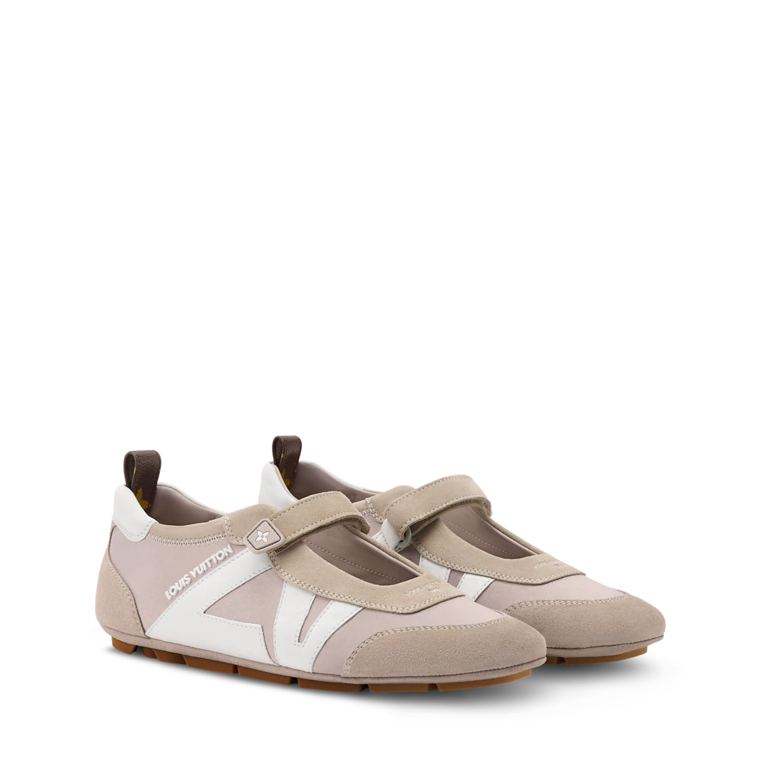 Louis Vuitton LV Sneakerina Mary Jane Beige