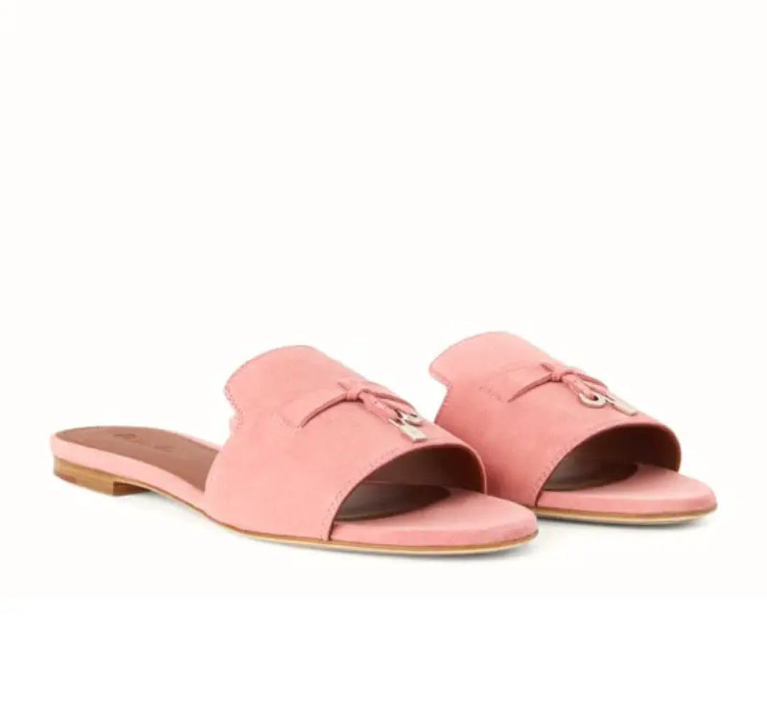 Loro piana Summer Charms Sandal Suede Goatskin