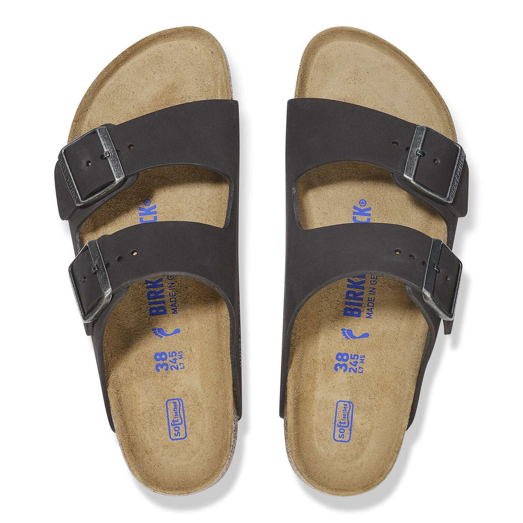 Birkenstock Arizona soft sole Nubuck leather Brown