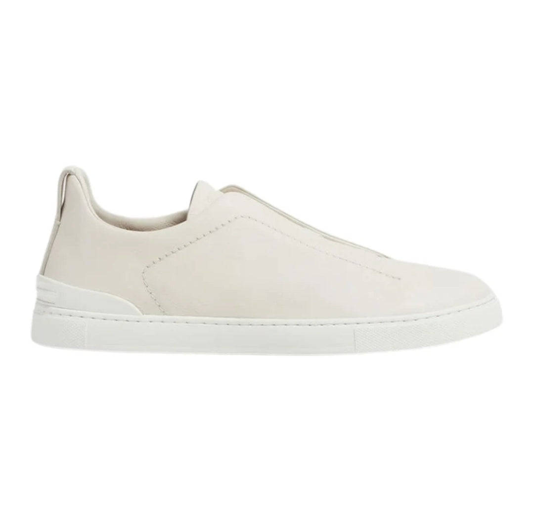 Zegna White Triple Stitch™ SECONDSKIN Sneakers