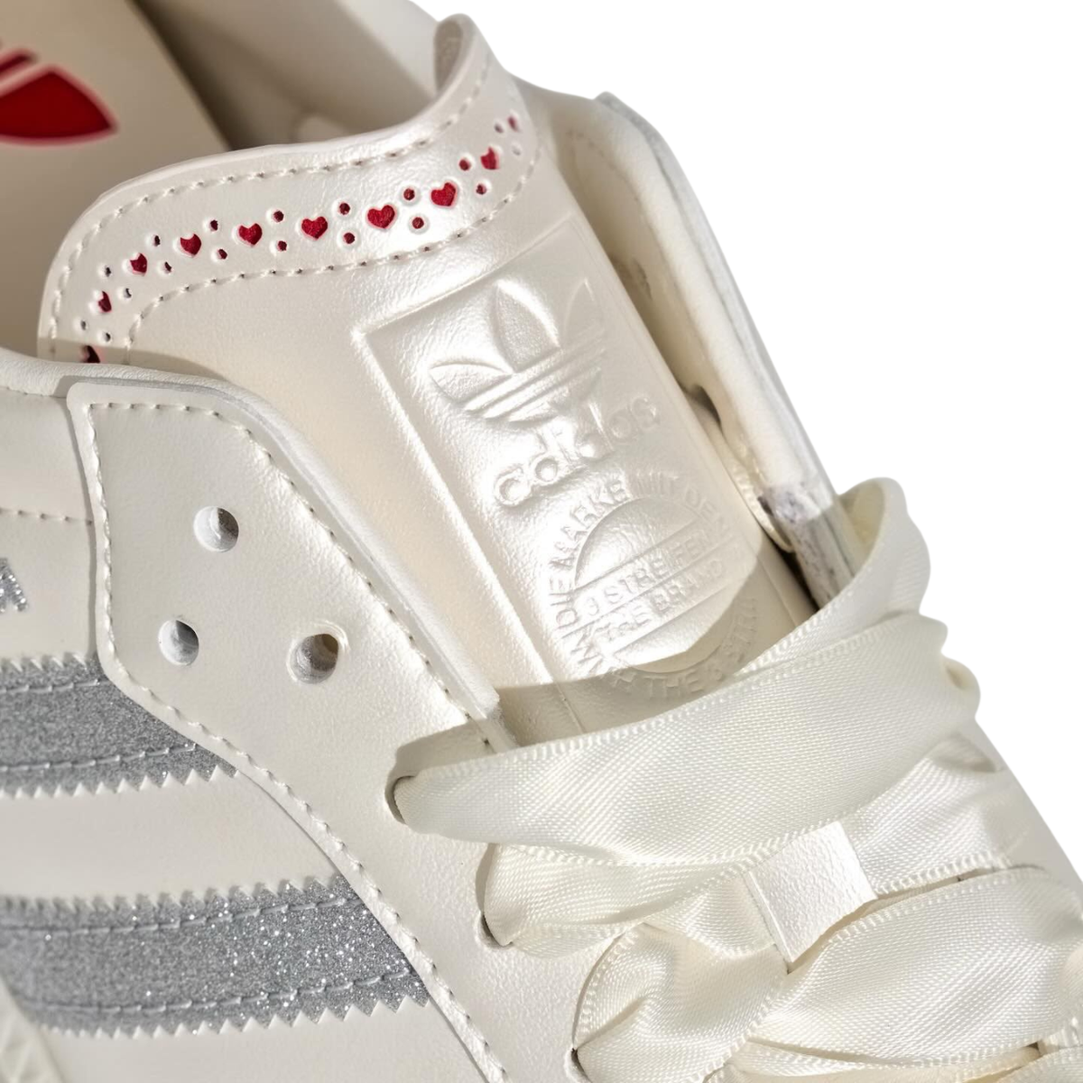Adidas samba og chalk white silver metallic sneakers