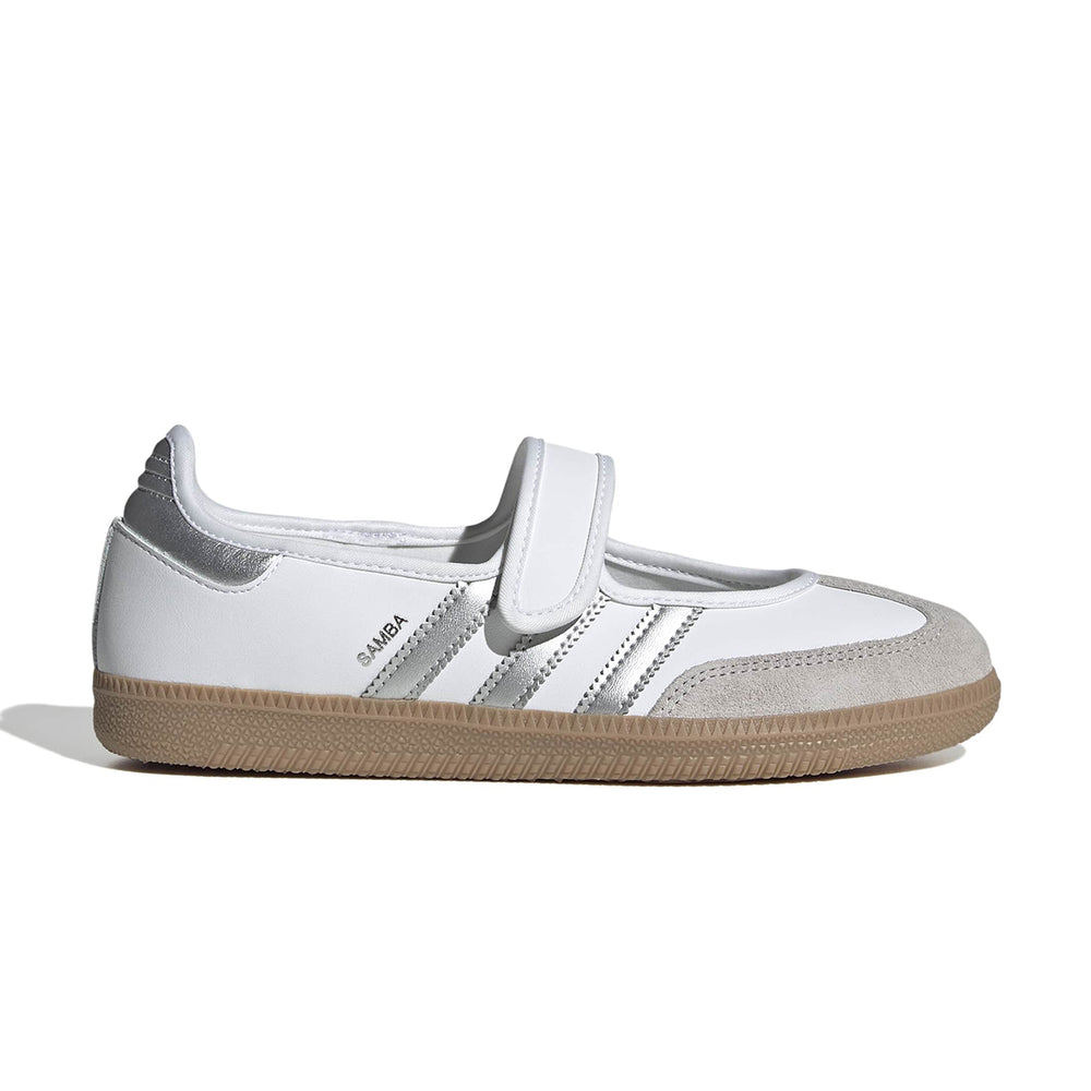 Adidas Samba Jane White Sliver Metallic