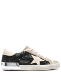 Golden goose Superstar with glitter decorations