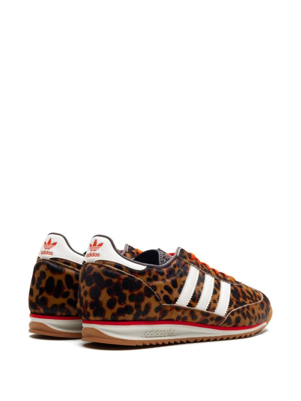 Adidas SL 72 brown leopard white orange