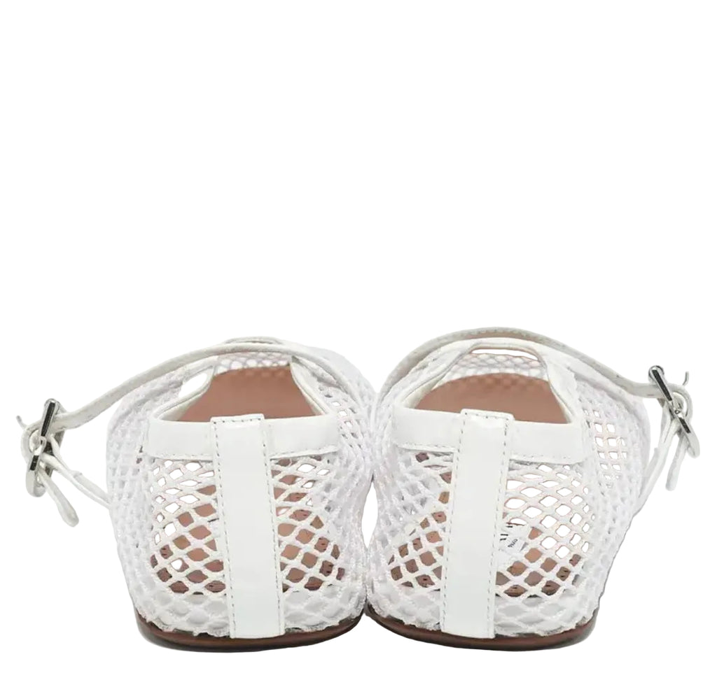 ALAÏA Fishnet Ballet Flats