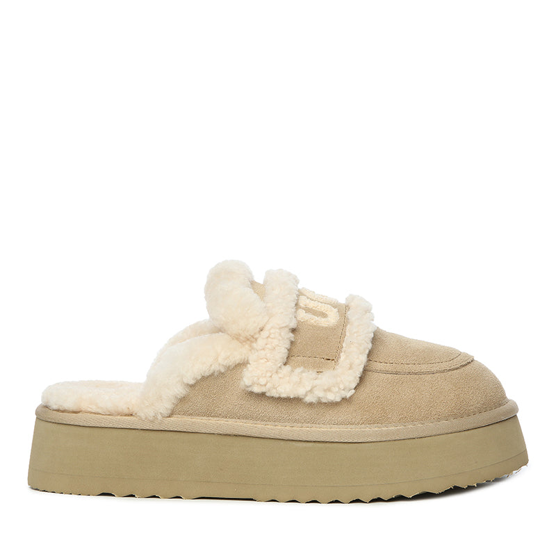 UGG Trisha Fluffy Antelope Brown