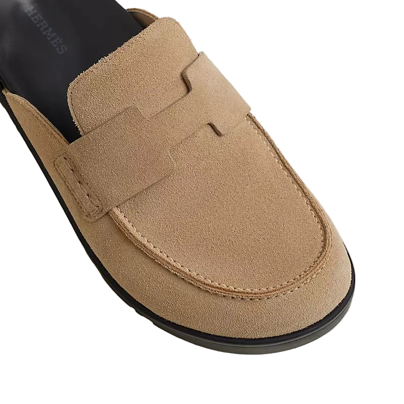 Hermes Go mule beige camel