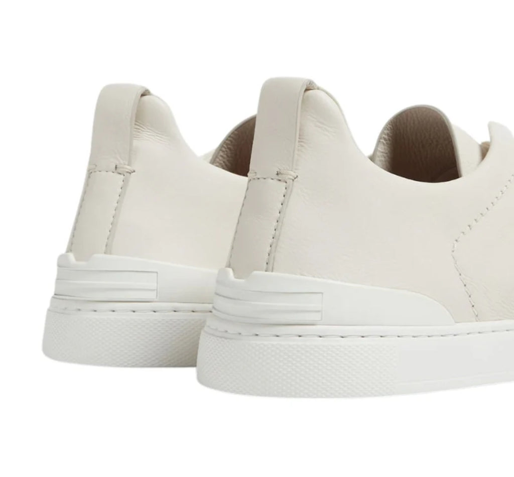 Zegna White Triple Stitch™ SECONDSKIN Sneakers