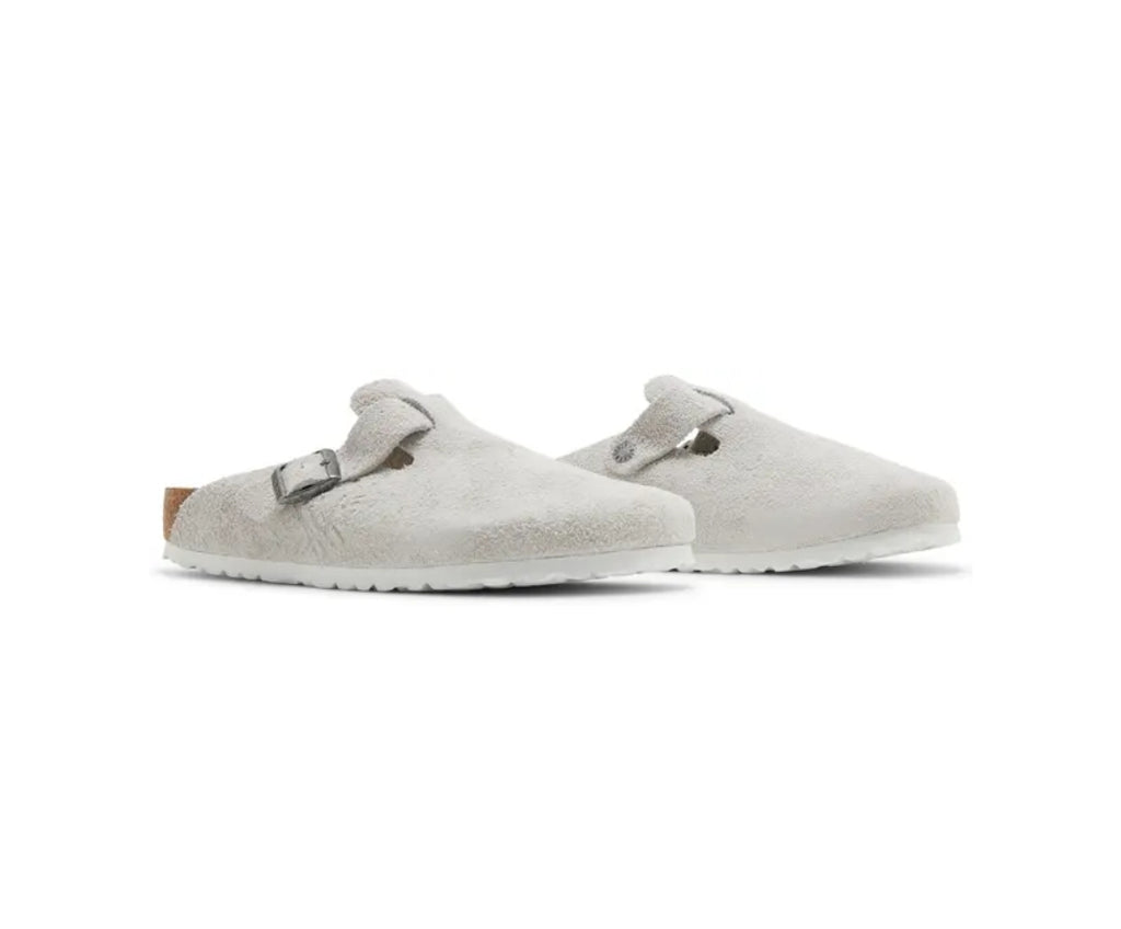 Stussy X Birkenstock 
Boston Bs Retro White