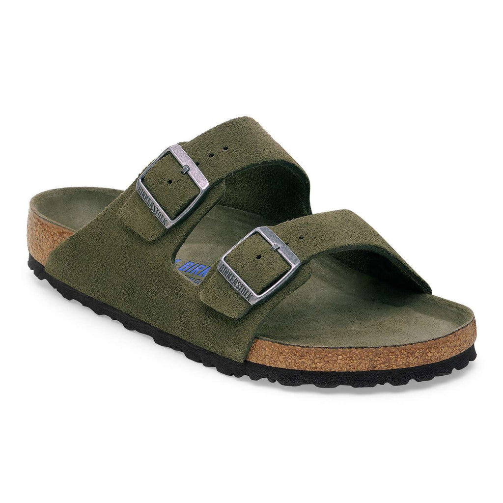 Birkenstock Arizona soft sole Suede leather Thyme Tonal FB