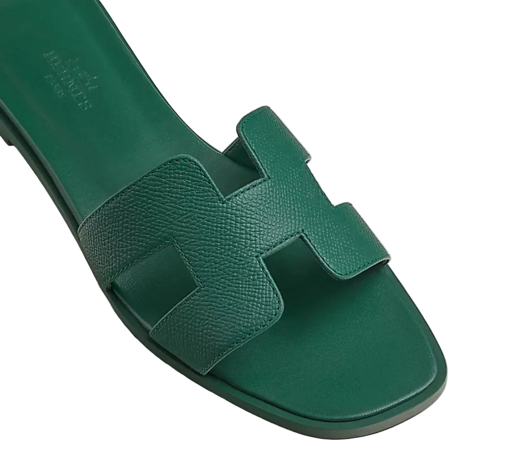Hermes Oran sandal - Green | Hermès Thailand