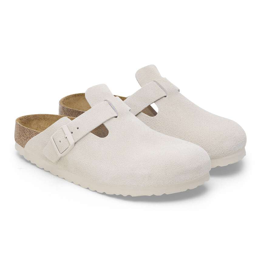 Birkenstock Boston Soft Footbed white