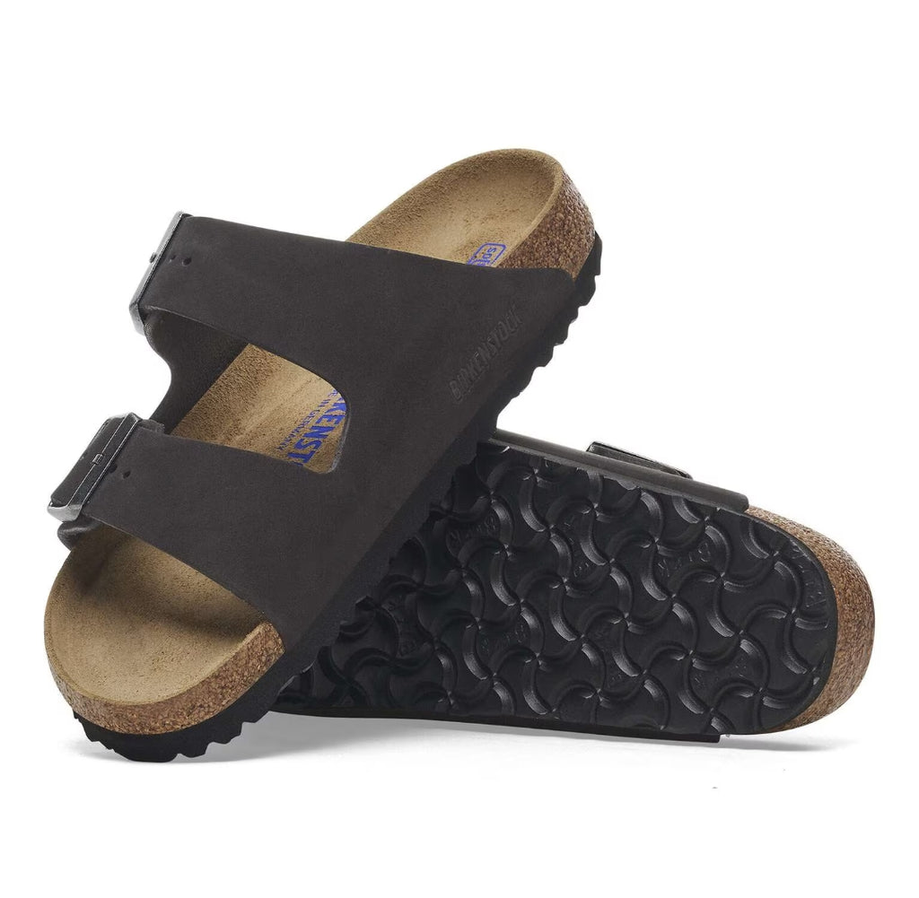 Birkenstock Arizona soft sole Nubuck leather Brown