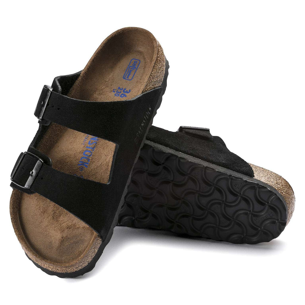 Birkenstock Arizona soft sole Suede leather Black
