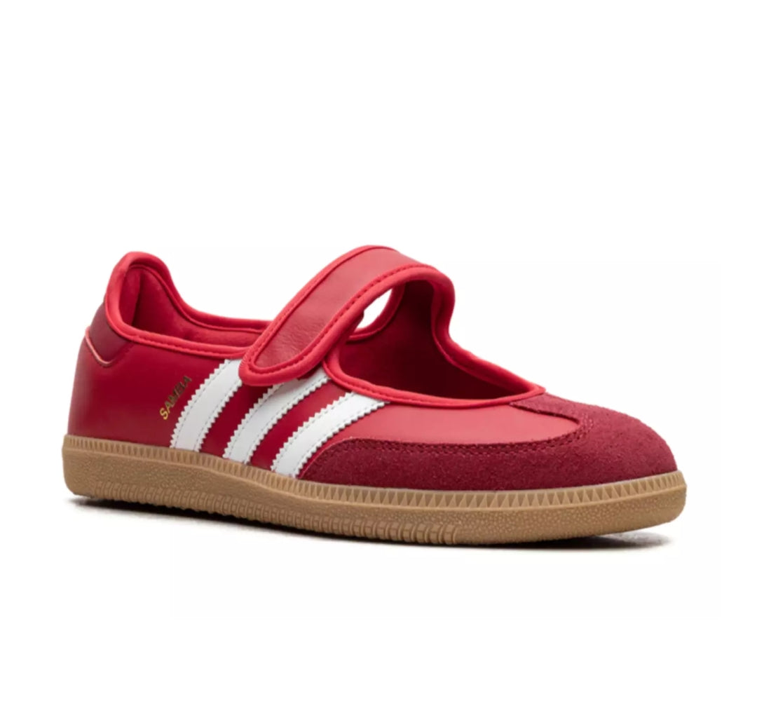 adidas samba jane Scarlet White Gum (Women's)