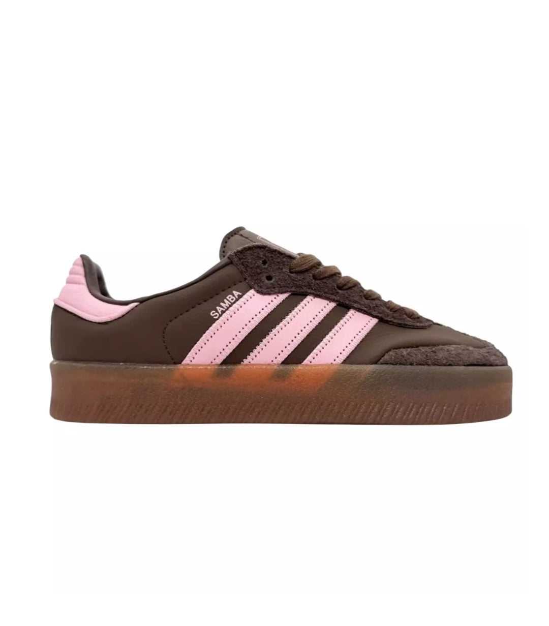 Adidas Samba platform Brown/Pink