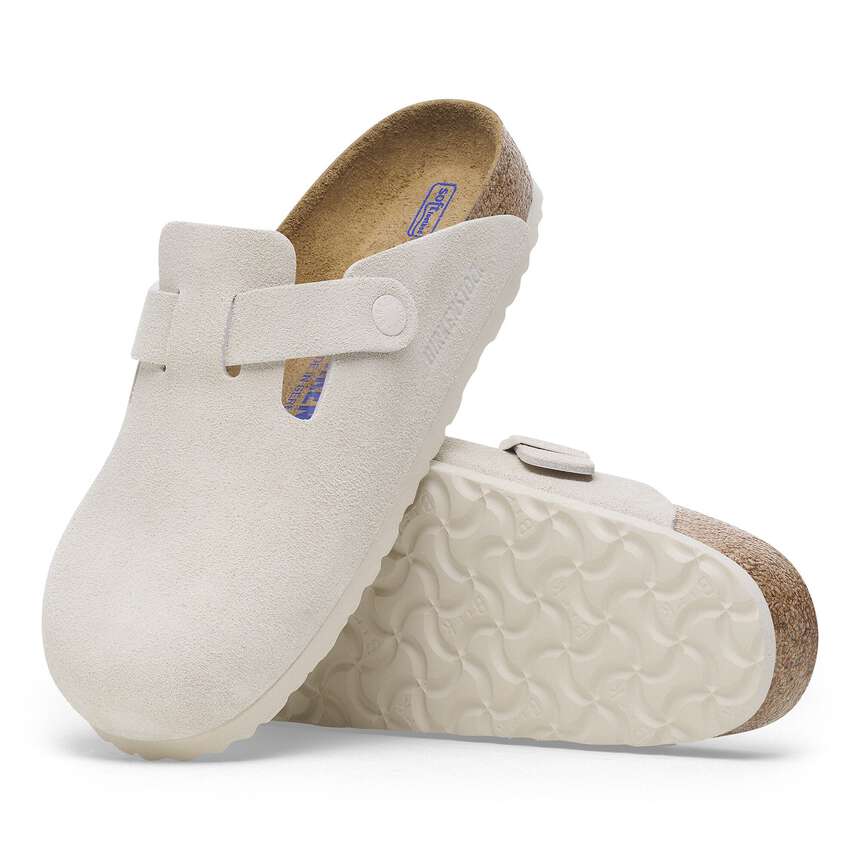 Birkenstock Boston Soft Footbed white