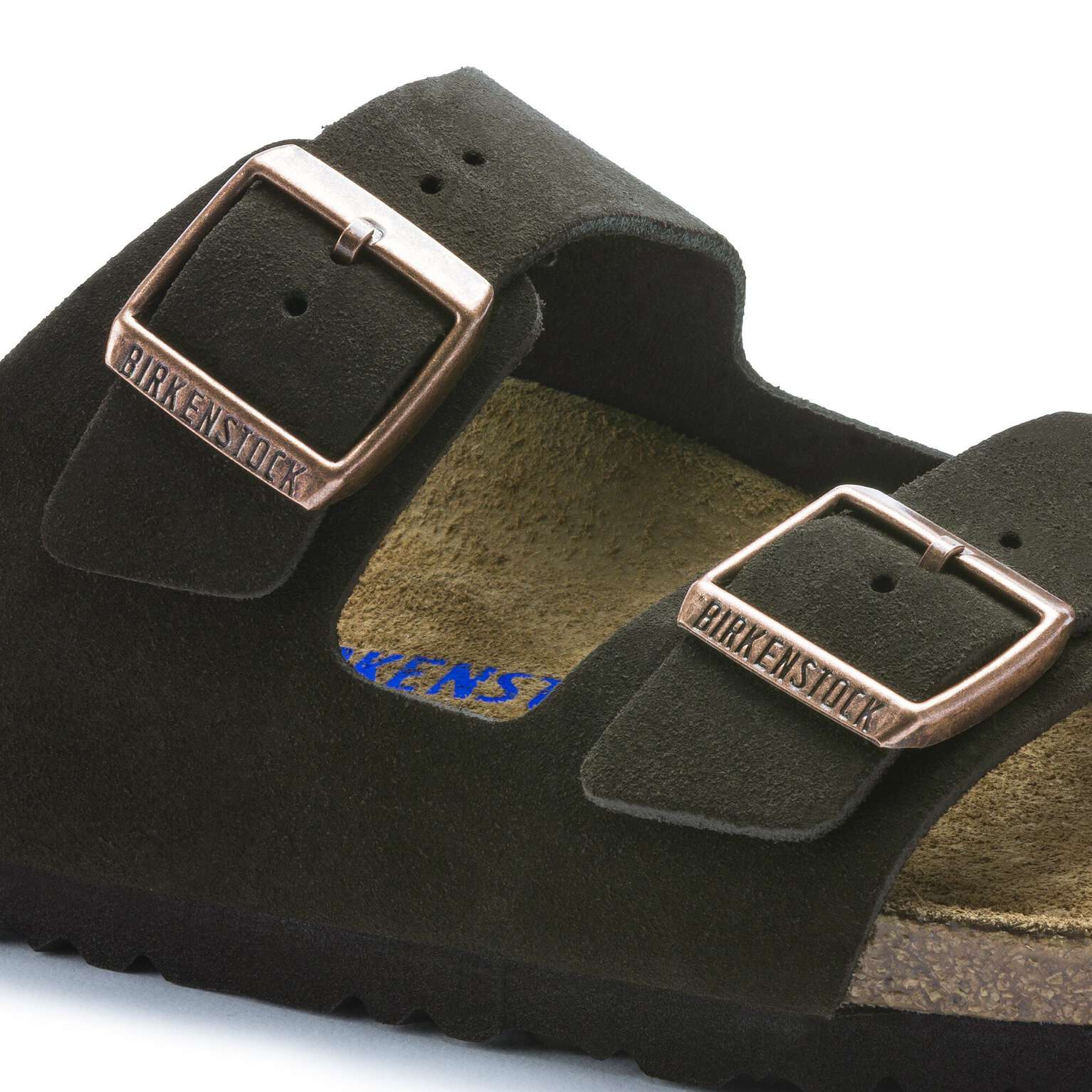 Birkenstock Arizona soft sole Suede leather Mocha coffee color