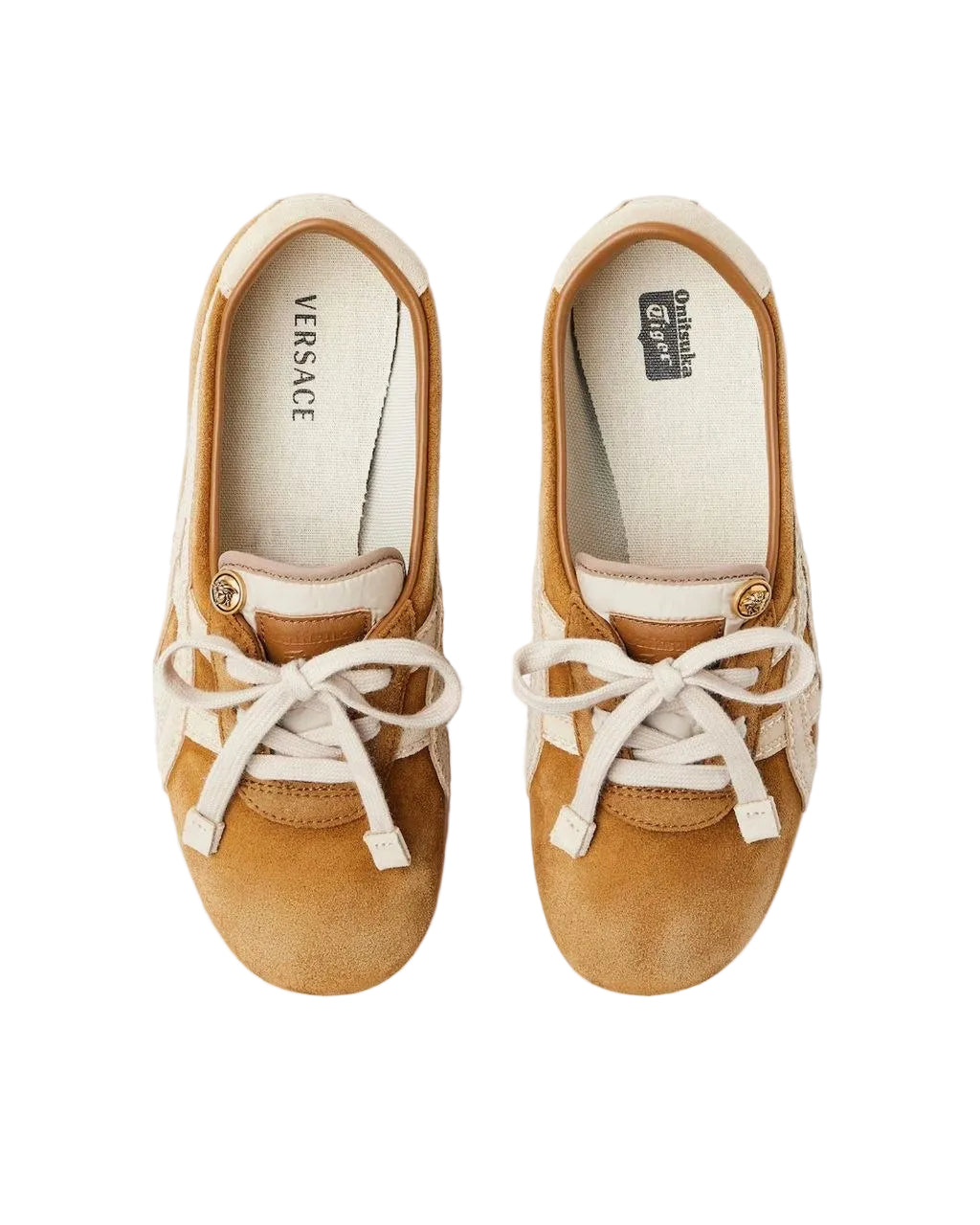 Versace x Onitsuka Tiger - TAI-CHI Sakura Suede Brown Low Top Sneakers
