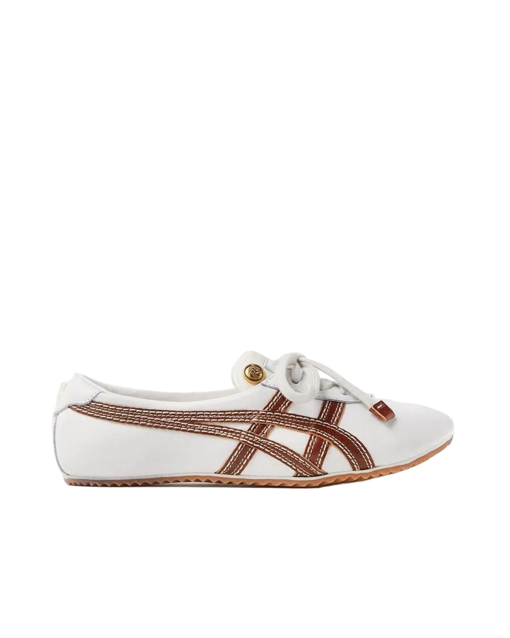 Versace x Onitsuka Tiger - TAI-CHI Sakura Nappa Brown / White Low Top Sneakers