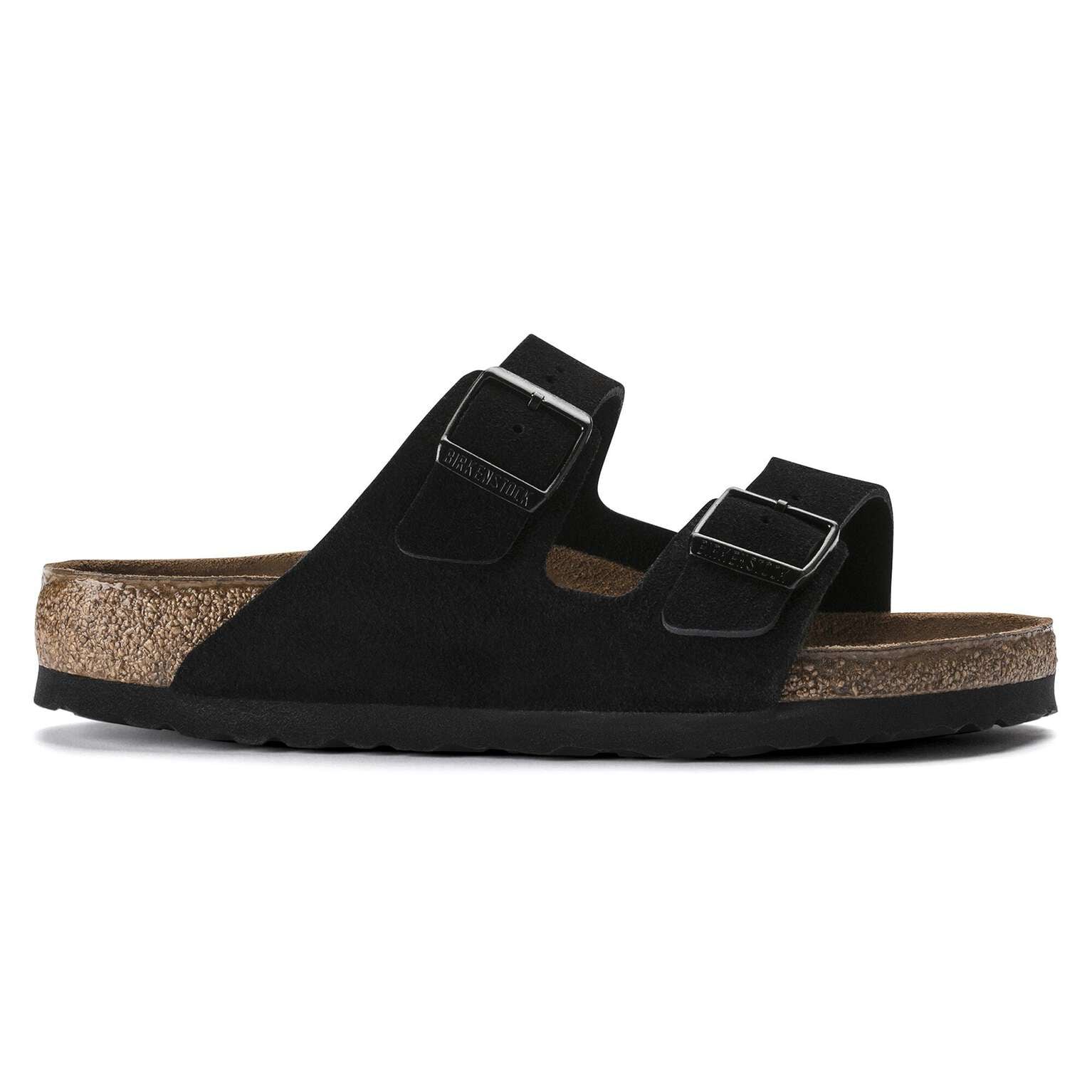 Birkenstock Arizona soft sole Suede leather Black
