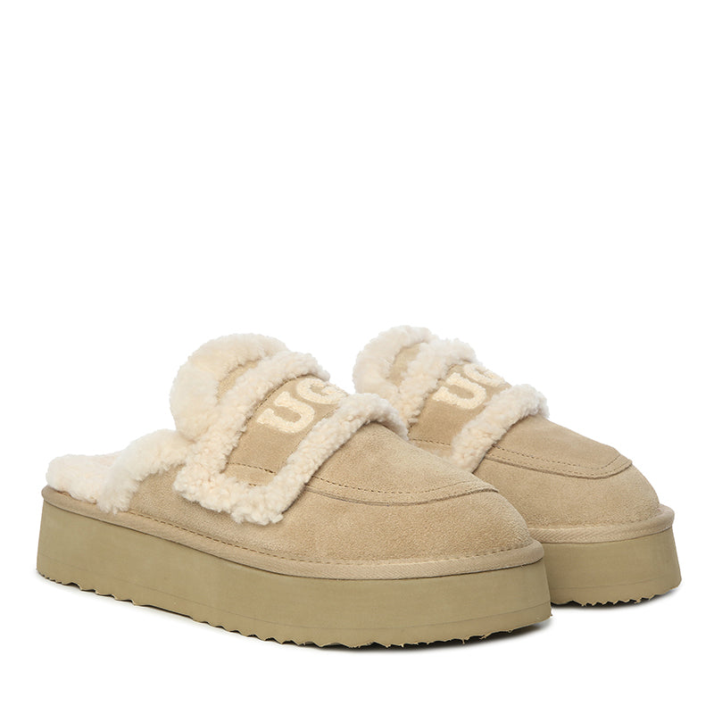 UGG Trisha Fluffy Antelope Brown