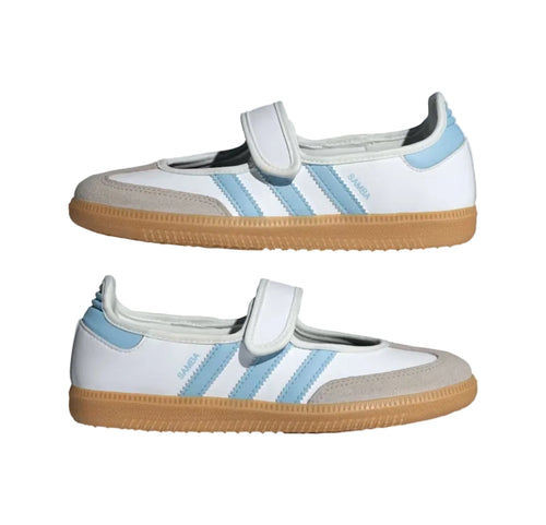 Adidas Samba Jane Shoes Kids White / Clear Sky / Gum